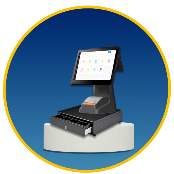 الجهاز مع درج النقود